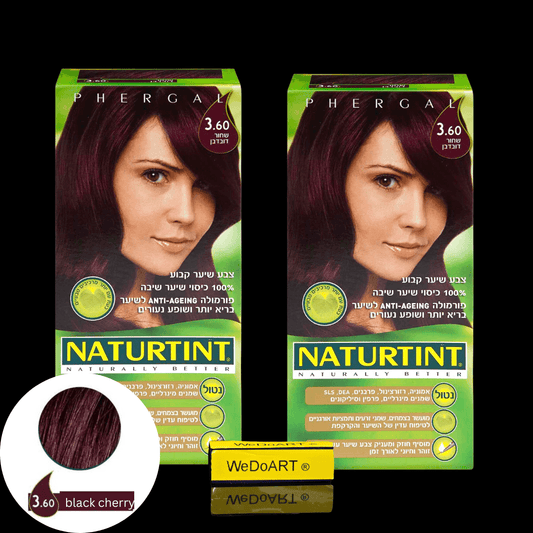 Naturtint permanent hair color 3.60 black cherry 2-Pack - WEDOART-IL