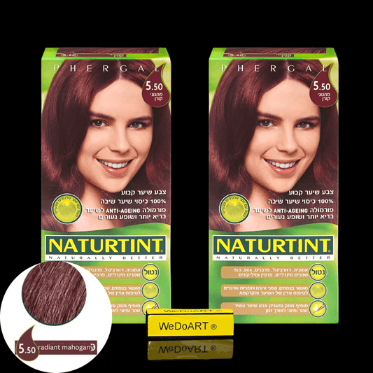 Naturtint permanent hair color 5.50 radiant mahogany 2-Pack - WEDOART-IL