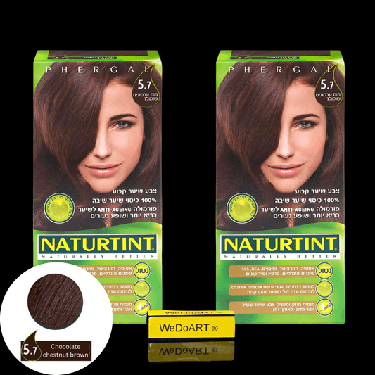 Naturtint permanent hair color 5.7 Chocolate chestnut brown 2-Pack - WEDOART-IL