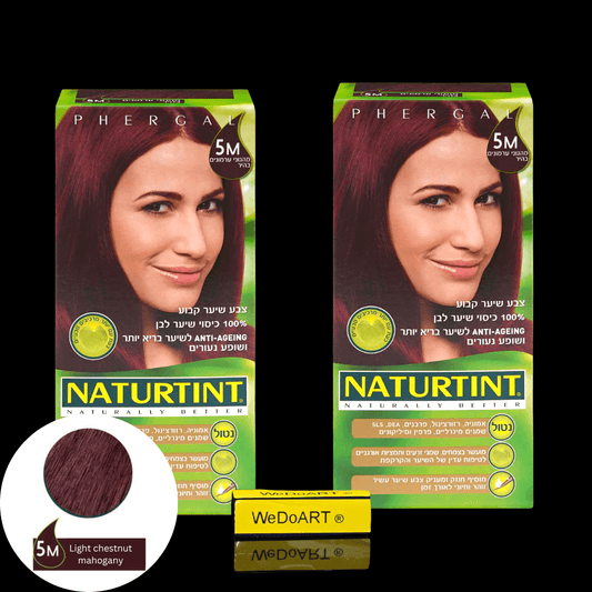 Naturtint permanent hair color 5M Light chestnut mahogany 2-Pack - WEDOART-IL