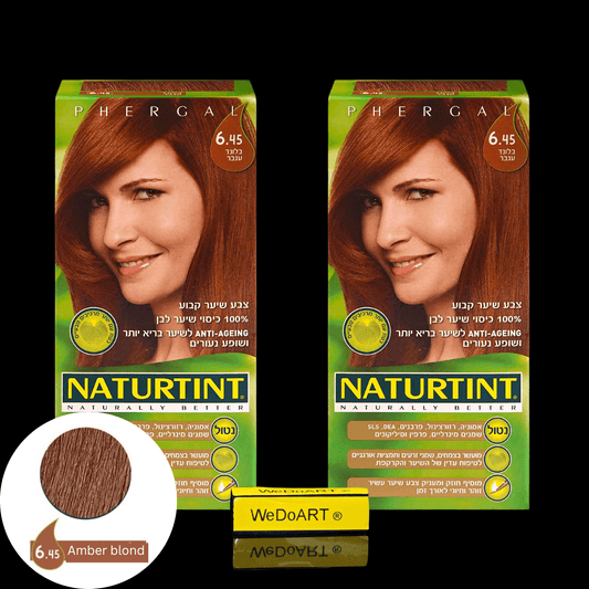 Naturtint permanent hair color 6.45 Amber blond 2-Pack - WEDOART-IL