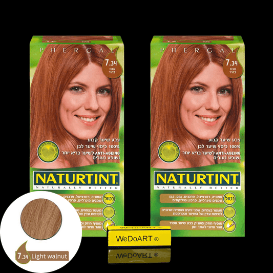 Naturtint permanent hair color 7.34 Light walnut 2-Pack - WEDOART-IL