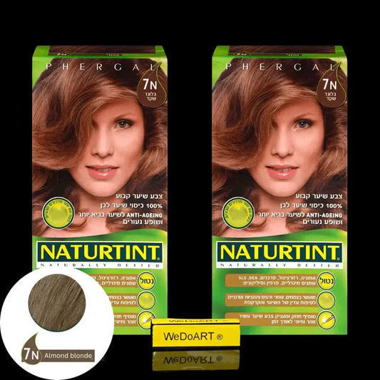 Naturtint Permanent Hair Color 7N Hazelnut Blonde permanent gel hair color, 2-Pack, 165 ml