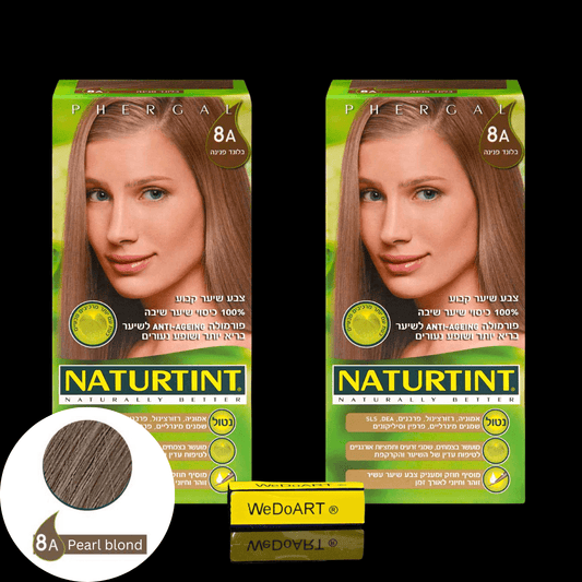 Naturtint permanent hair color 8A Pearl blond 2-Pack - WEDOART-IL