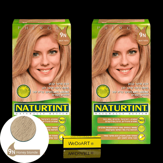 Naturtint permanent hair color 9N Honey blond 2-Pack - WEDOART-IL