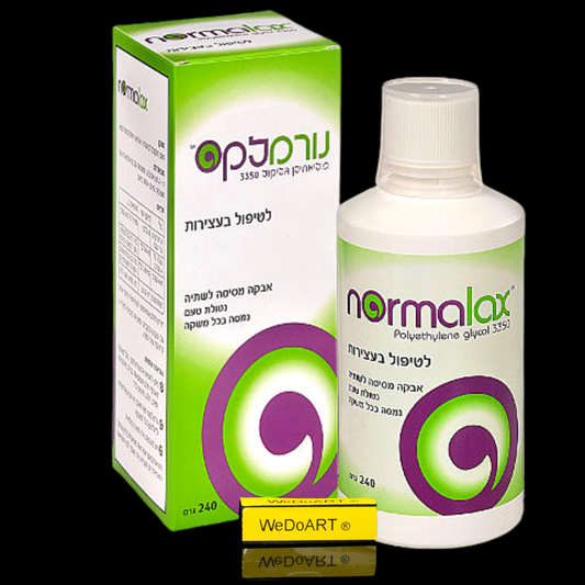 Normalax Polyethylene Glycol 3350 100%   1x 240gr. - WEDOART-IL