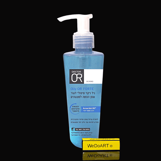 Oily OR Forte Therapeutic Cleansing Gel for Oily Skin Prone To Pimples 200 ml - WEDOART-IL
