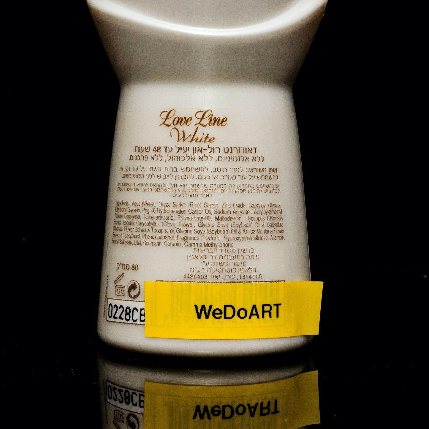 Roll-On Deodorant White 48 Hours Protection - WEDOART-IL