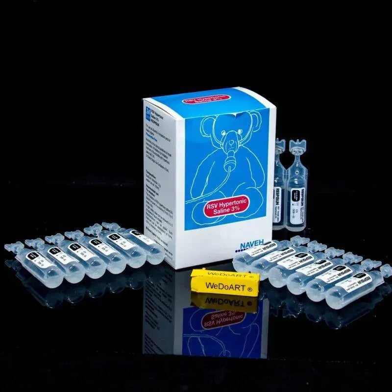 RSV Hypertonic Saline 3% RESPISUN 24 containers of 5ml - WEDOART-IL