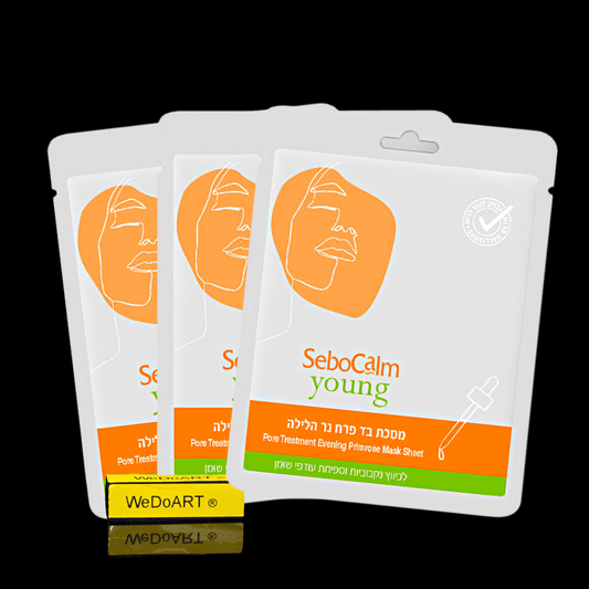 SeboCalm 3 night candle flower cloth masks to shrink pores and absorb excess fat - WEDOART-IL