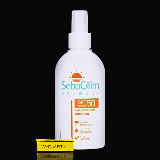 SeboCalm Classic SEA & SUN SPF 50 sunscreen lotion spray 120 ml - WEDOART-IL