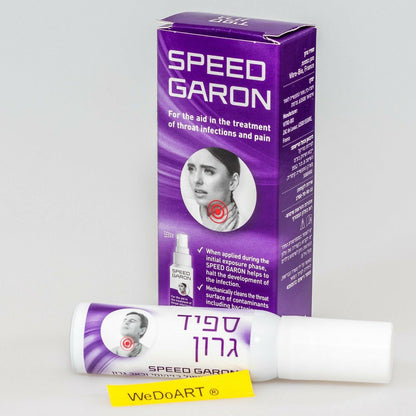 SpeedGaron Spray 30ml For the aid in the treatment of throat infections and pain - WEDOART-IL