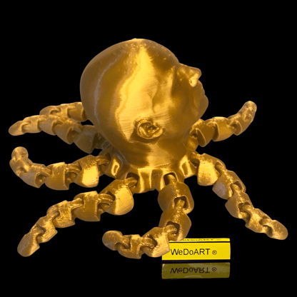 The Rocktopus - 3D Printed Octopus With The Rocks Head 12.8 cm 5" - WEDOART-IL