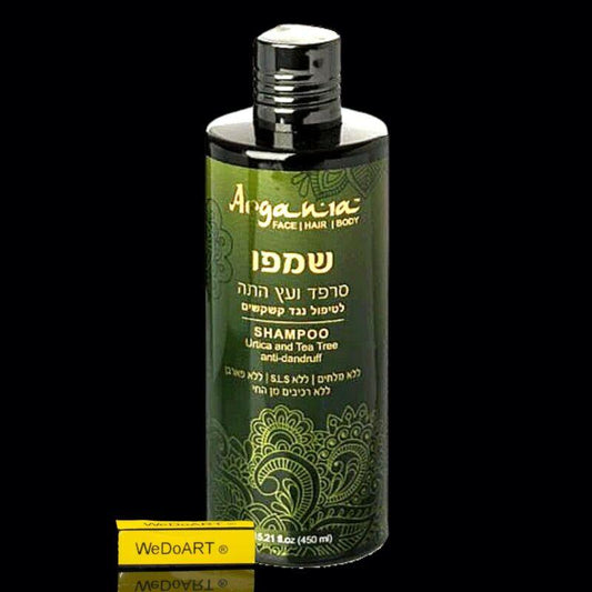 Urtica & Tea Tree Anti-Dandruff Shampoo 450ml - WEDOART-IL