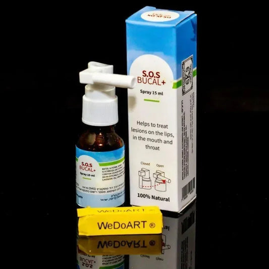 VITALITY S.O.S. BUCAL+ Spray, 15ml, zur Behandlung von Läsionen an Lippen, Mund & Rachen, VitalITY
