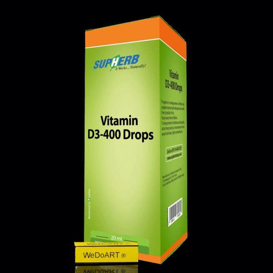 Vitamin D3-400 | Drops 20ml - WEDOART-IL