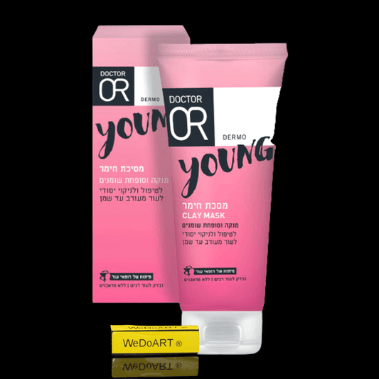 YOUNG A clay mask cleanses and absorbs oils for combination to oily skin 75 ml - WEDOART-IL